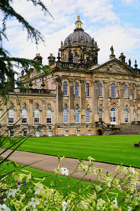 View of the exterior of Castle Howard of Brideshead