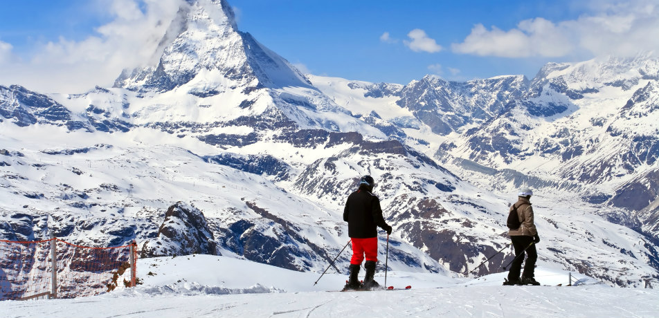 Skiing in Zermatt