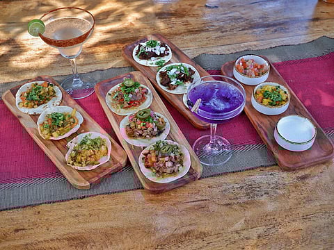 A Mexican spread at Rudy's Goa