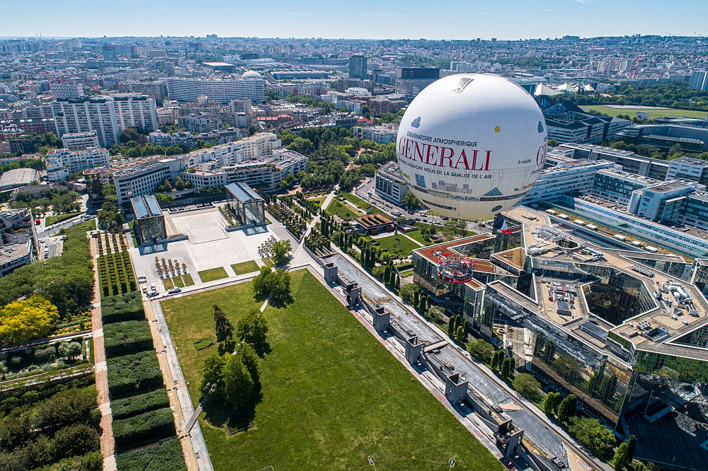 The Generali Balloon of Paris offers visitors the opportunity to see Paris from 150m above ground
