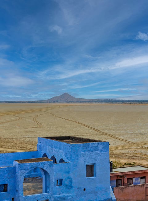 A Sambhar Lake view from terrace 