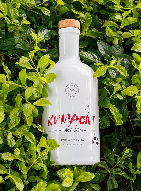 Kumaon & I, a provincial gin crafted from unique Himalayan botanicals like Timur and Black Turmeric