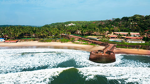 Aguada Fort in Candolim Beach