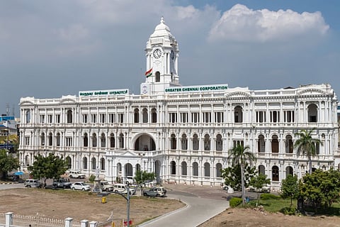 The structure is a stunning blend of Ionic and Corinthian styles