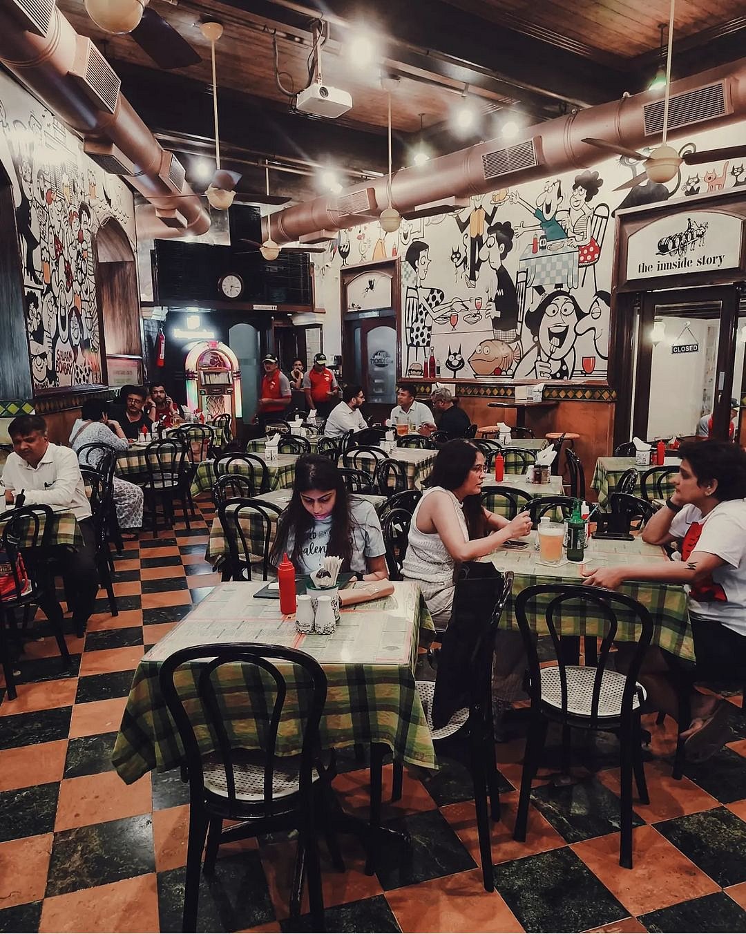 Cafe Mondegar, an Irani cafe, was established in 1932 