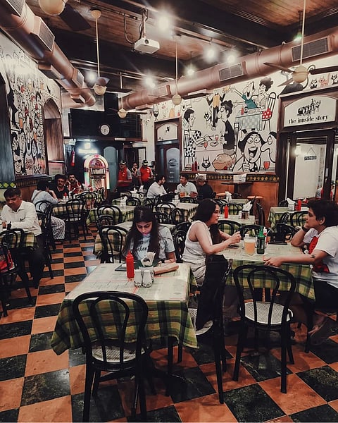 Cafe Mondegar, an Irani cafe, was established in 1932 