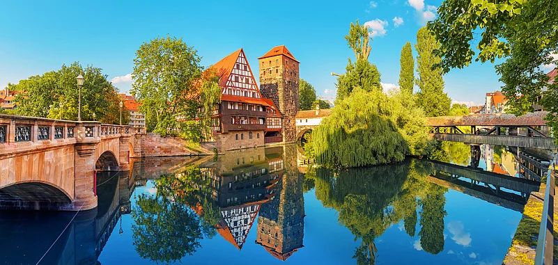 Franconia covers about 6,000 square miles of nature parks, historic cities, and UNESCO heritage sites