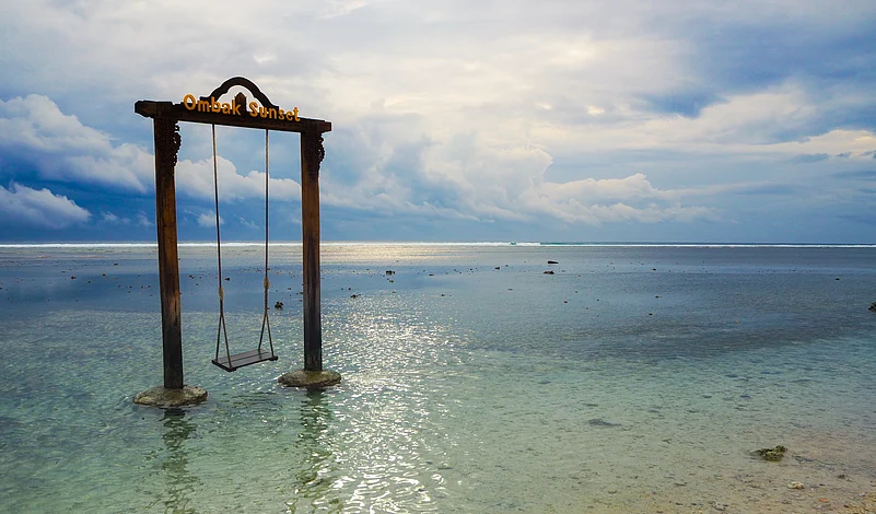 A Gili Trawangan swing