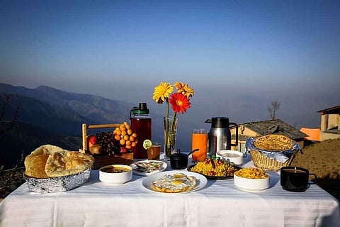 Dining on Garhwali cuisine at The Goat Village
