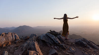 /Intrepid Traveller : Taking in the sunrise