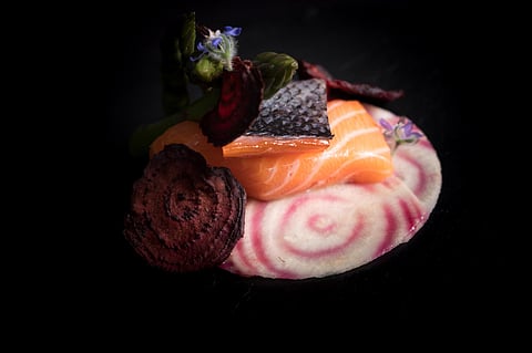 A meal you won't get to see at the Dans le Noir?