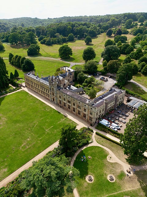An aerial view of the Ashton Court Estate, Bristol