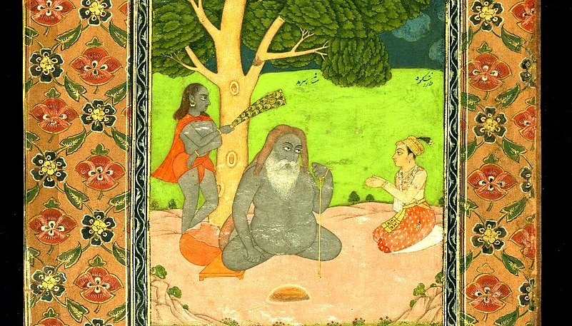 A depiction of the Persian Jewish poet Sarmad Kashani, who is believed to have translated the Torah into Persian