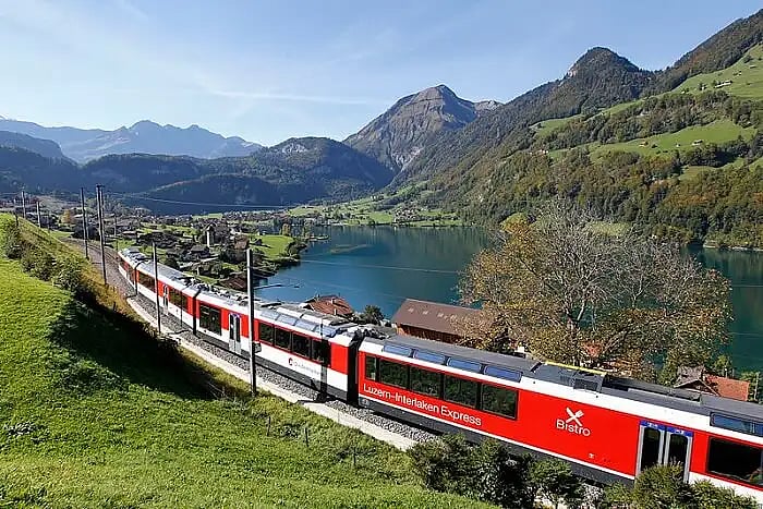 A journey by Swiss Railways