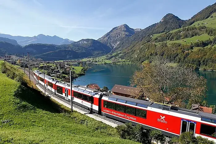 A journey by Swiss Railways