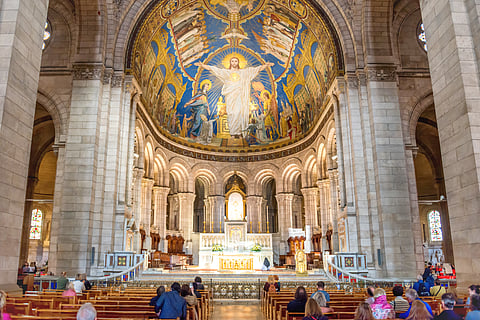 Inside the Basilique du Sacré-Cœur de Montmartre