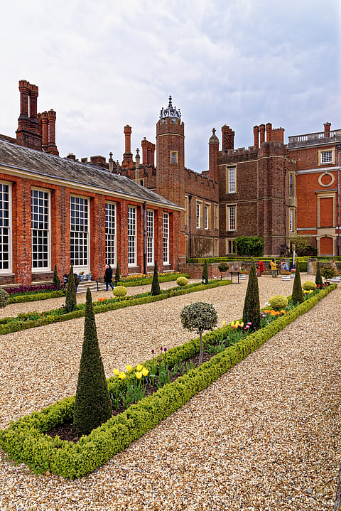 A view of the Hampton Court Palace