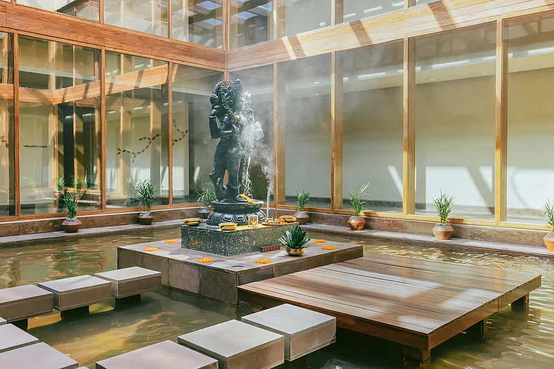 The yoga programme at Six Senses Vana includes private sessions, guided meditation, and breathwork