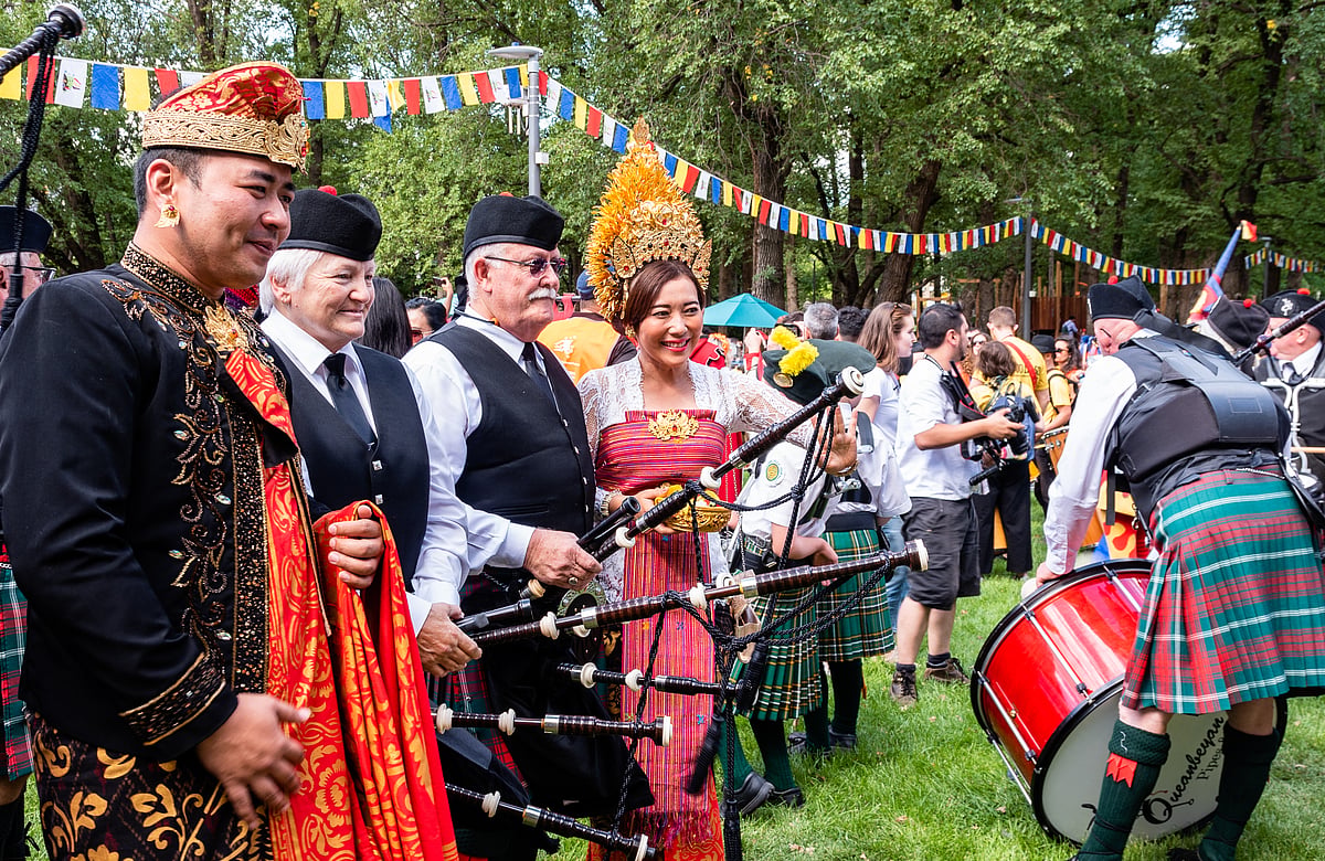 A glimpse of the National Multicultural Festival in Canberra, Australia