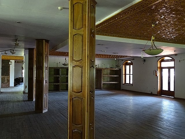 Interior view of a Kashmir Government Arts Emporium office