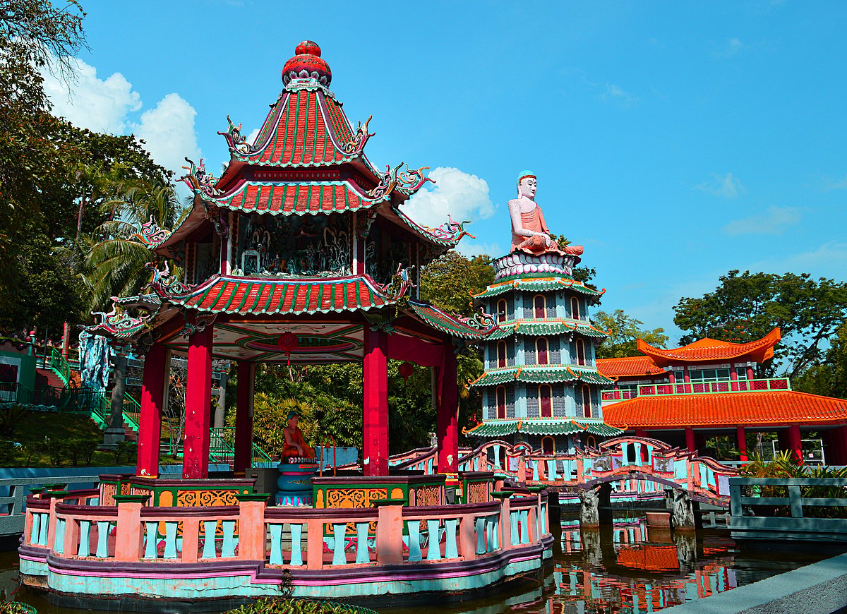 A view of the Haw Par Villa