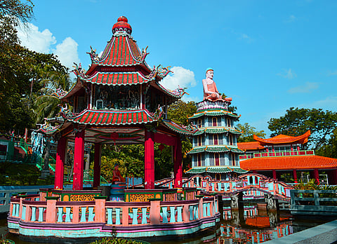 A view of the Haw Par Villa