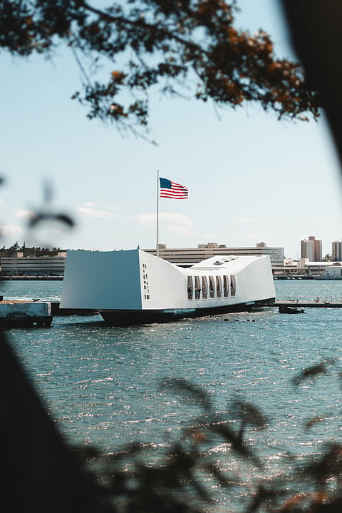 The USS Arizona Memorial in Honolulu