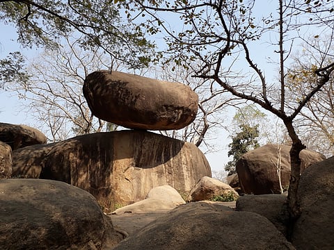 The astonishing Balancing Rock of Jabalpur