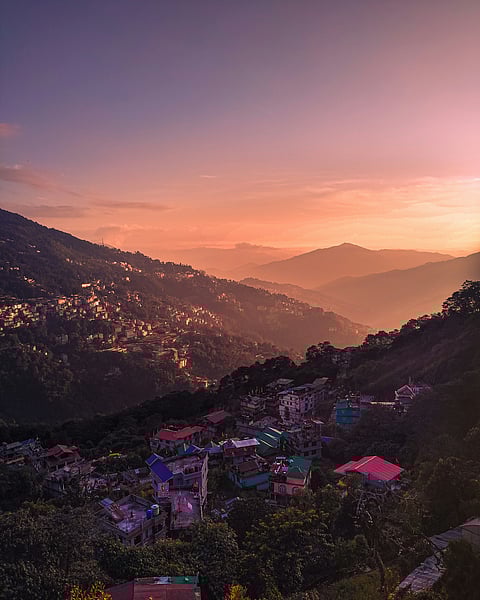 Gangtok in the evening