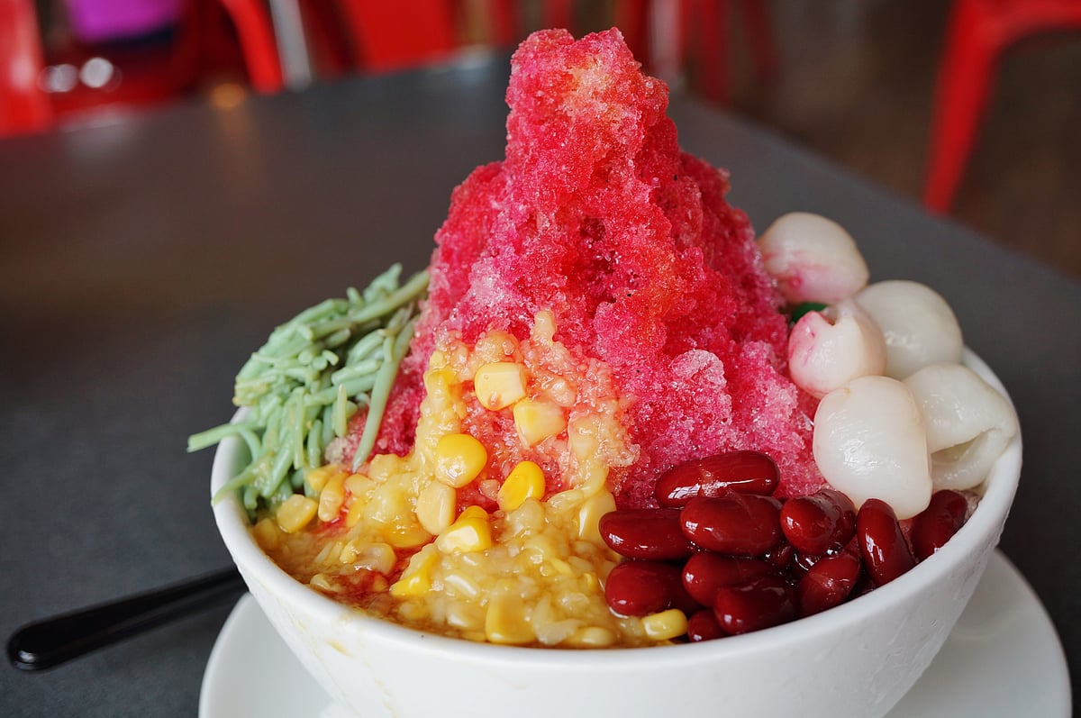 This icy treat is reminiscent of the falooda we get back home in India
