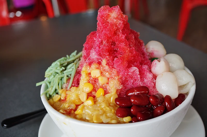 This icy treat is reminiscent of the falooda we get back home in India