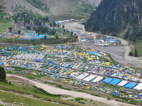 The base camp at Baltal