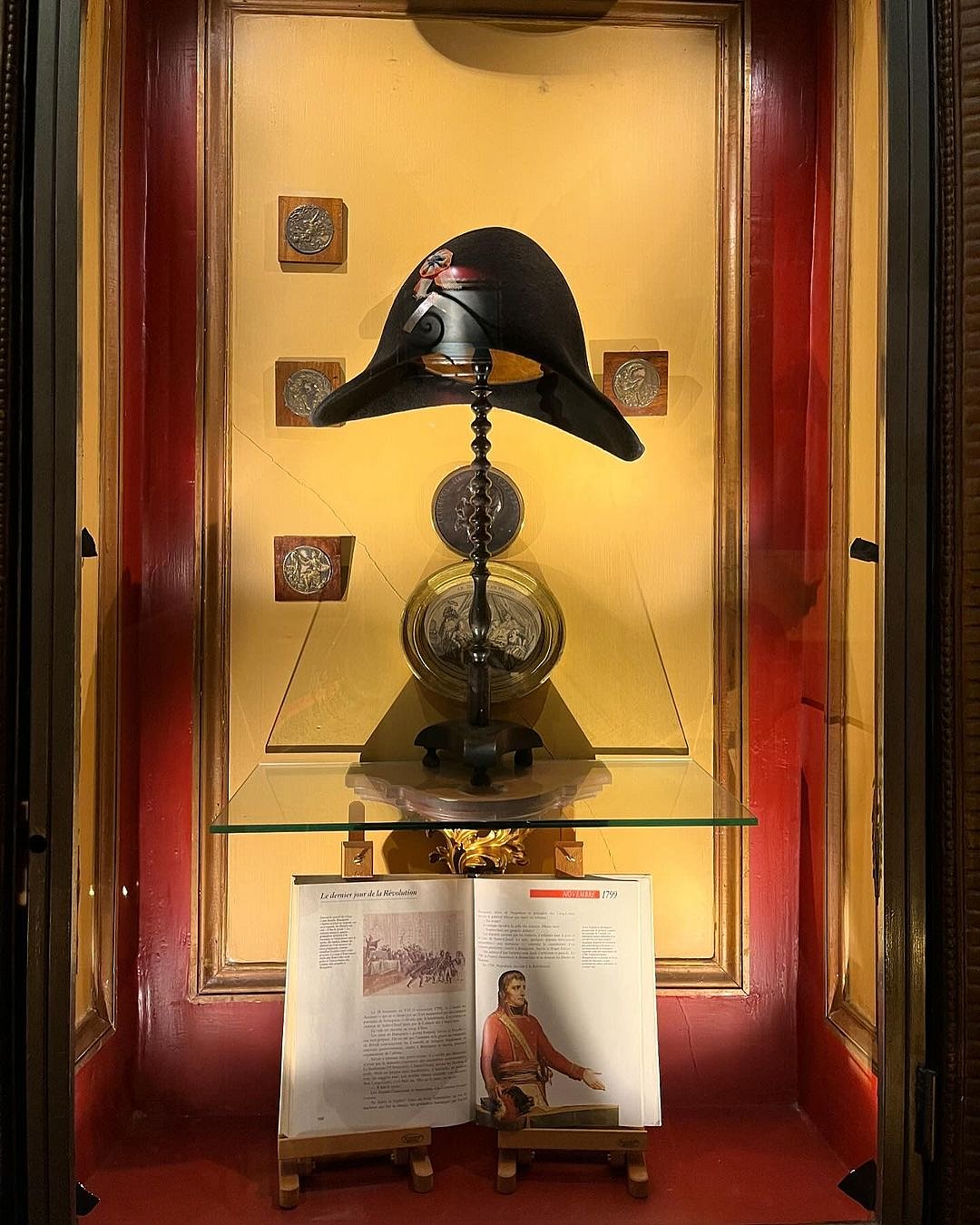 Le Procope has Napolean Bonapartes iconic hat on display