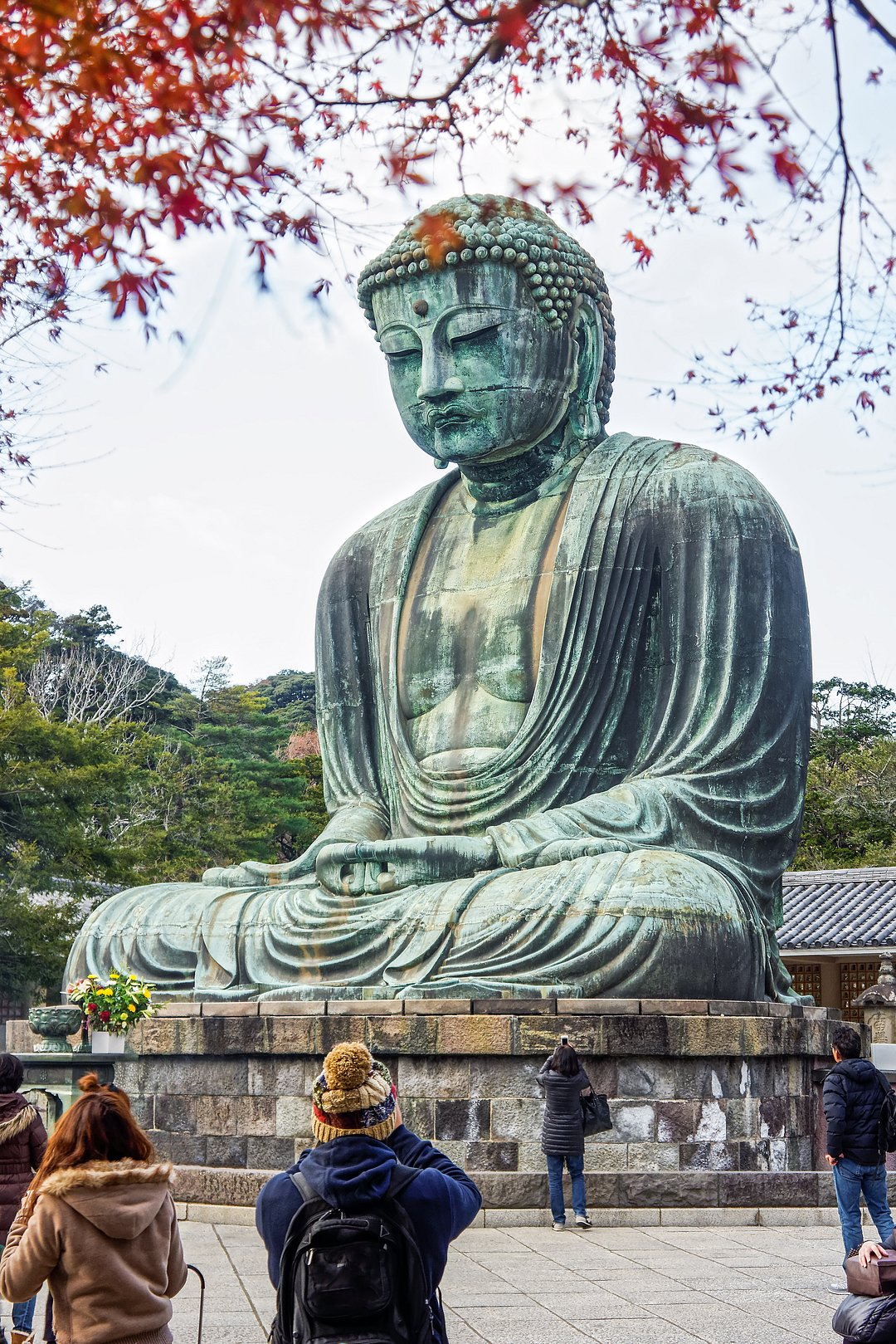 The Great Amida Buddha is the famous landmark in Kamakura
