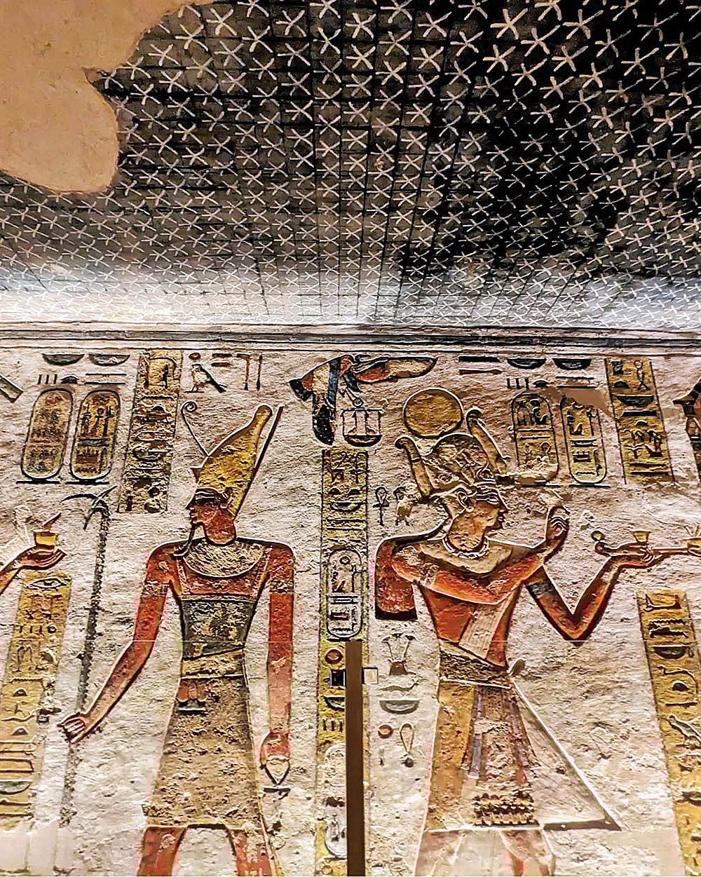 Greek and Coptic graffiti in the Tomb of Merenptah, Luxor