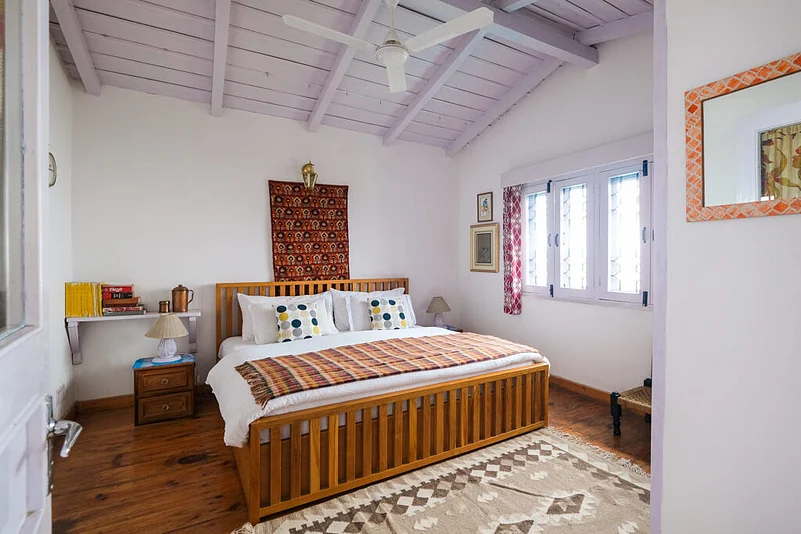 A bedroom at The White Peaks