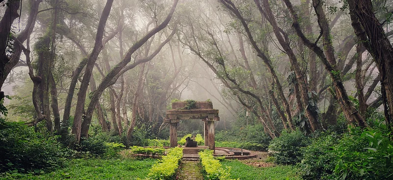 The statue of Nandi at Nandi Hills