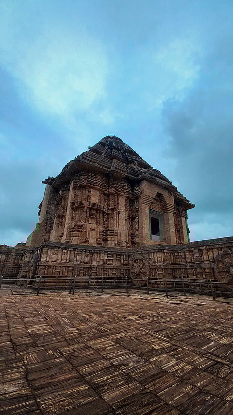 A view of the majestic Konark Sun Temple