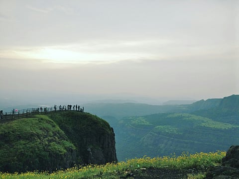 A view of Aamby Valley Road, Lonavala