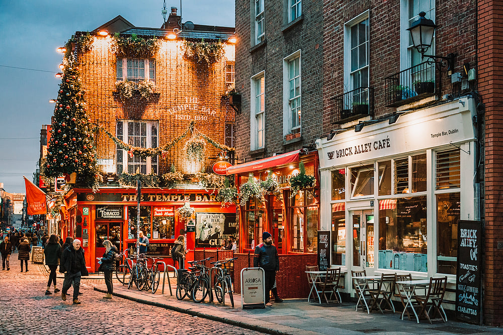 Dublin is known for cobbled streets and old buildings - Goncharovaia/Shutterstock