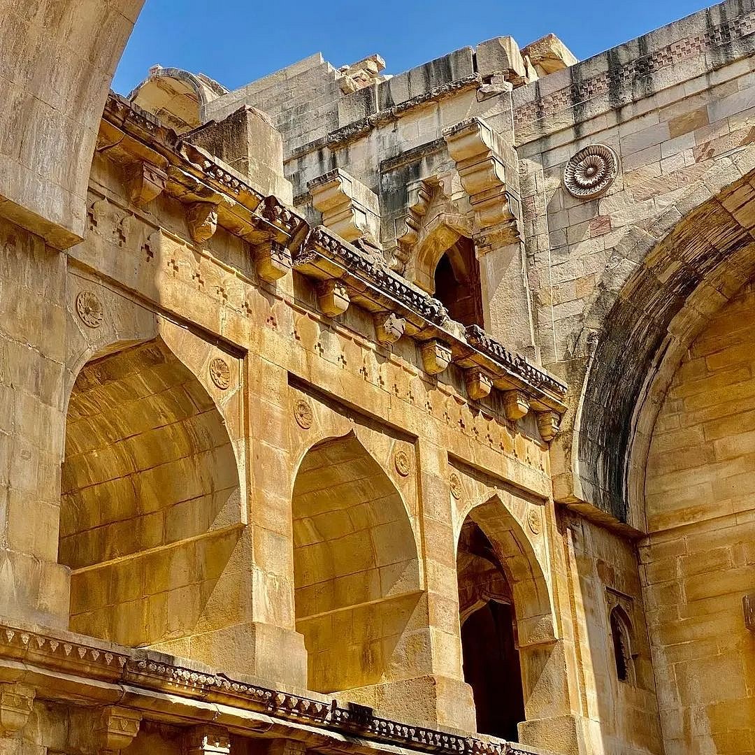 Inside the beautiful Koshak Mahal