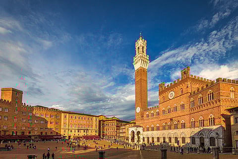 The Piazza del Campo of Siena