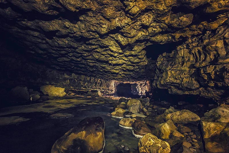 Breathtaking Mawmluh Cave in Cherrapunji, Meghalaya