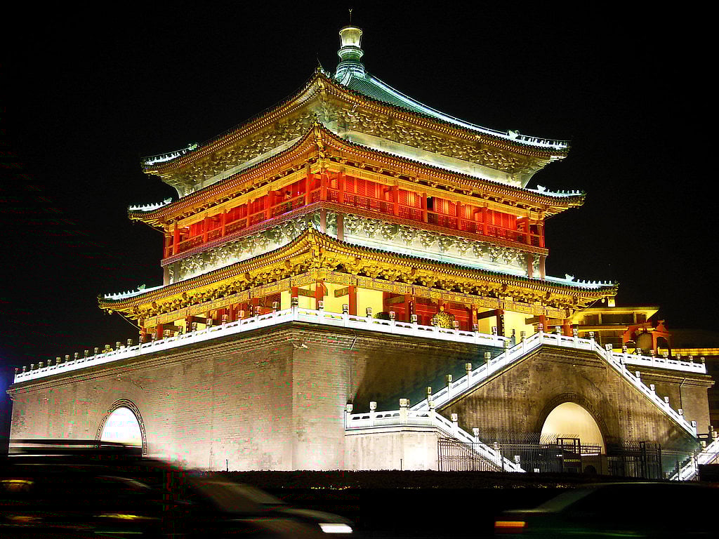 Bell tower in Xian