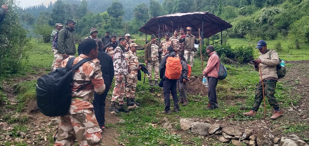 Visuals of the rescue operation