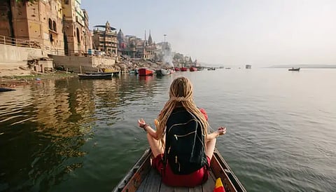 A boat ride on the Ganges