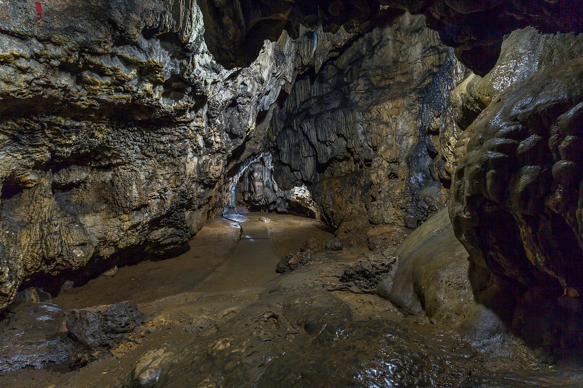 Inside Mawsmai Cave