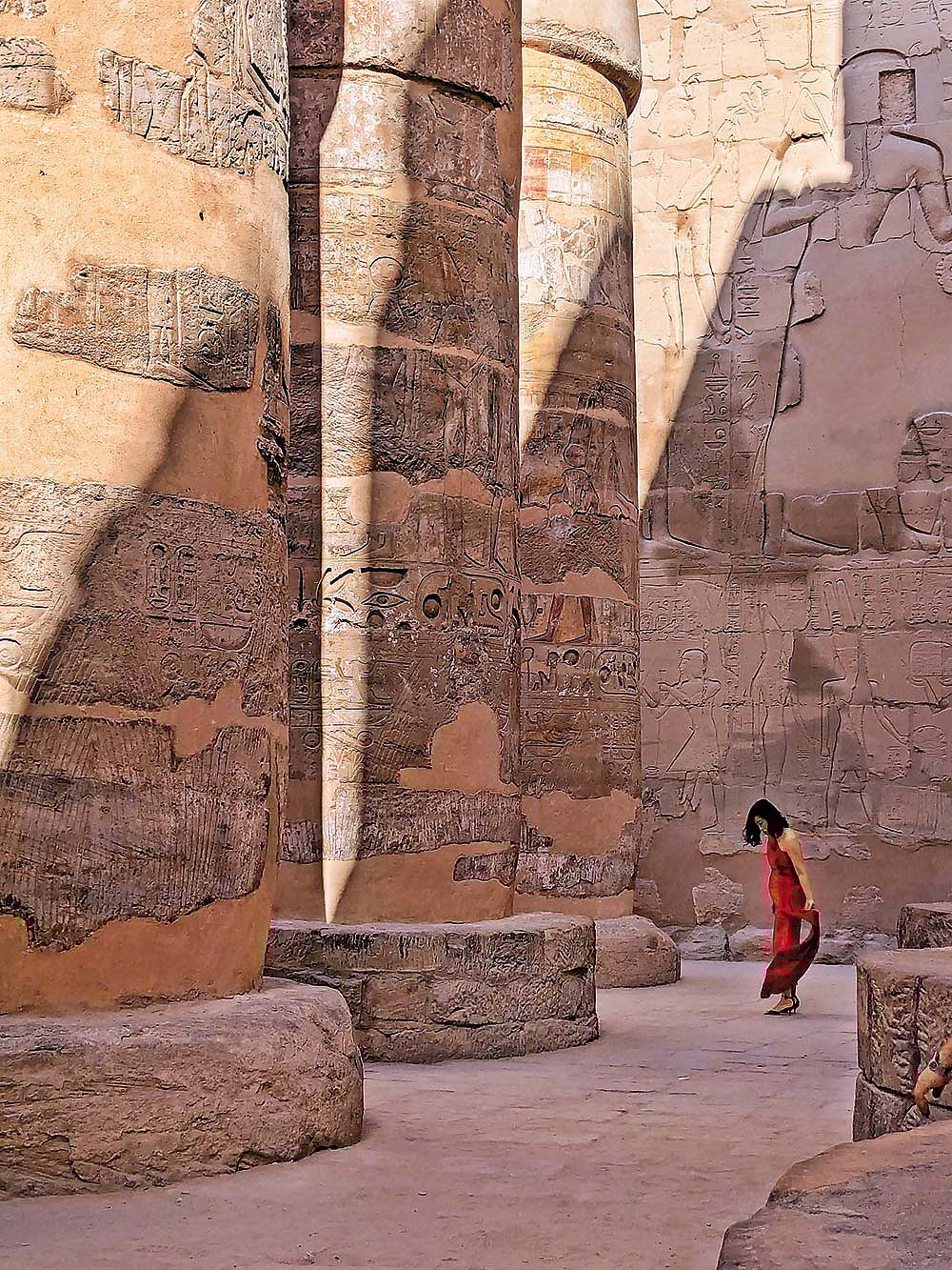 The Great Hypostyle Hall in Karnak Temple