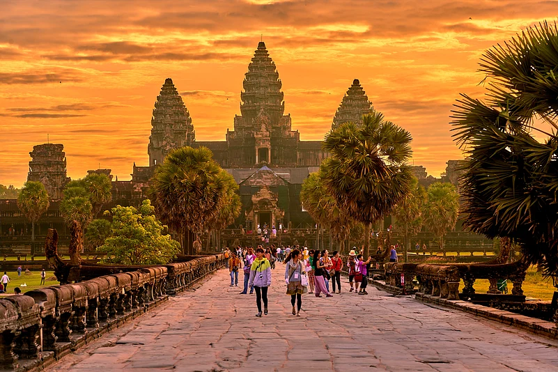 Angkor Wat is a UNESCO World Heritage Site and Cambodias most visited temple