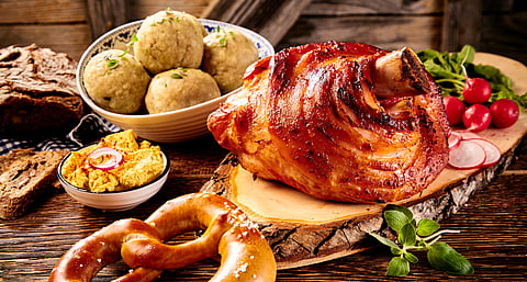 German pork hock and other staples of German cuisine